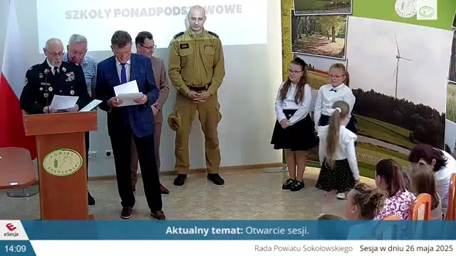 Sesja Rady Powiatu Sokołowskiego - 26.05.2025