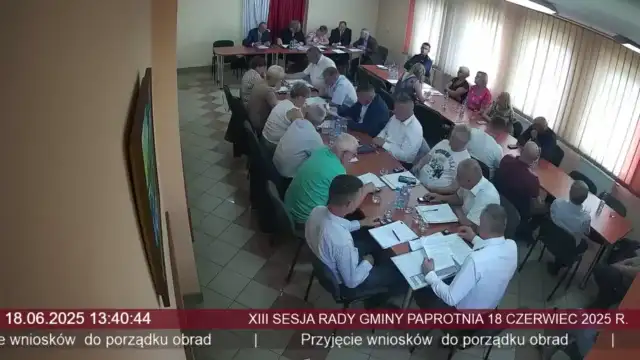 Sesja Rady Gminy Paprotnia – 18.06.2025