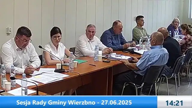 Sesja Rady Gminy Wierzbno – 27.06.2025