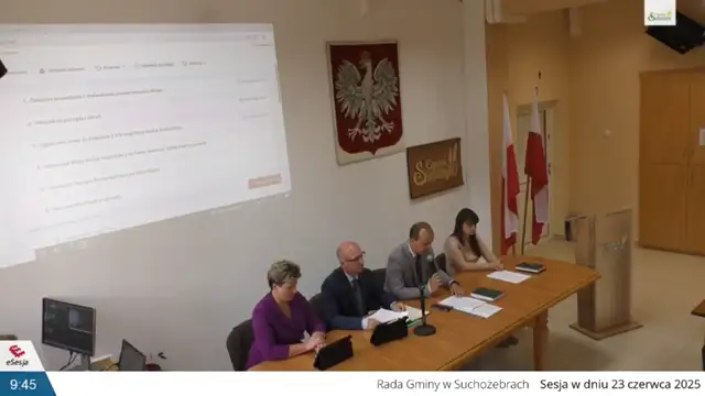 Sesja Rady Gminy Suchożebry - 18.06.2025