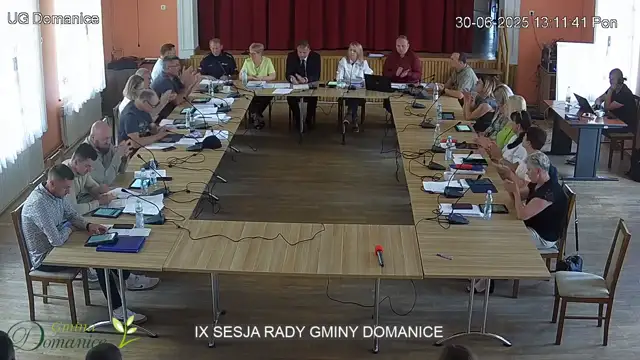 Sesja Rady Gminy Domanice– 30.06.2025