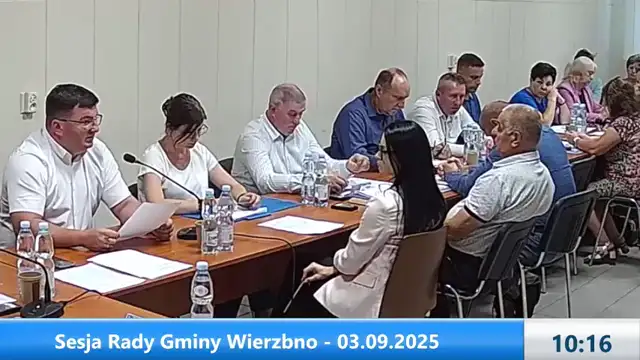 Sesja Rady Gminy Wierzbno – 03.09.2025