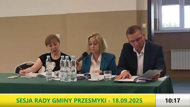 Sesja Rady Gminy Przesmyki – 18.09.2025