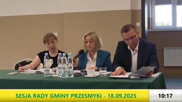 Sesja Rady Gminy Przesmyki – 18.09.2025