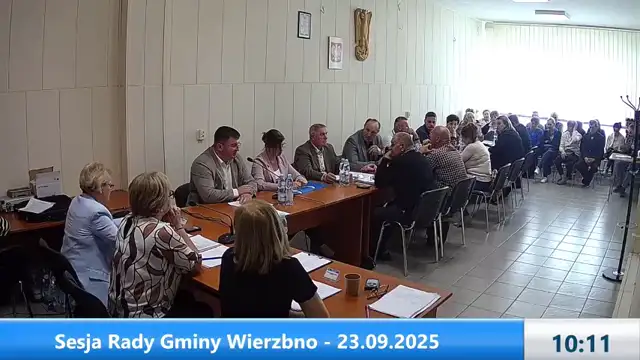 Sesja Rady Gminy Wierzbno – 23.09.2025