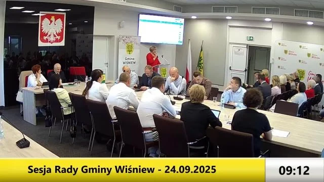 Sesja Rady Gminy Wiśniew - 24.09.2025