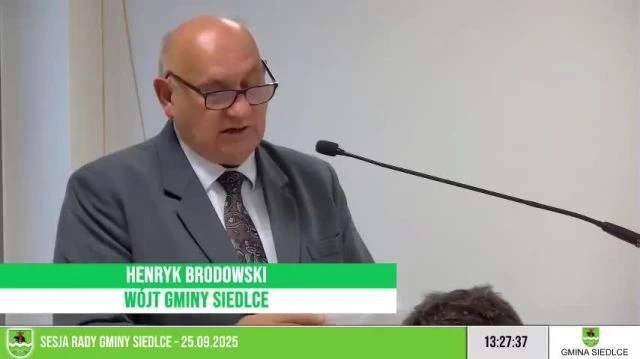 Sesja Rady Gminy Siedlce – 25.09.2025