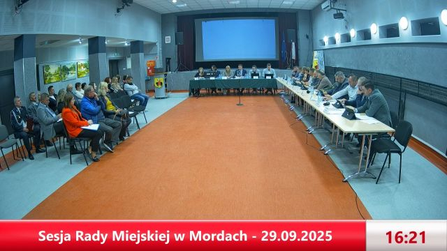 Sesja Rady Miejskiej w Mordach - 29.09.2025