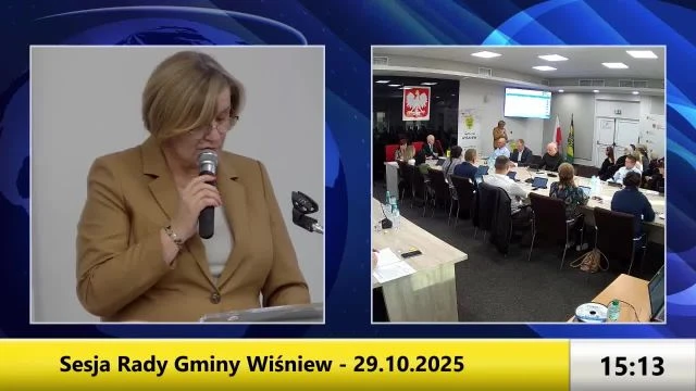 Sesja Rady Gminy Wiśniew - 29.10.2025