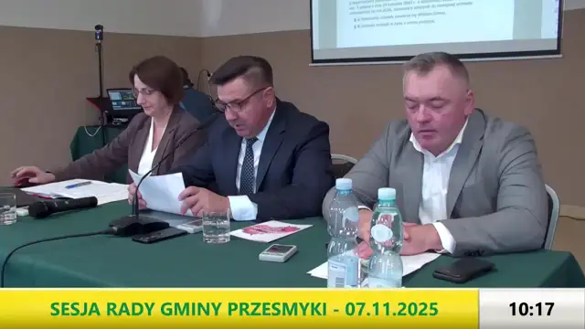 Sesja Rady Gminy Przesmyki - 07.11.2025
