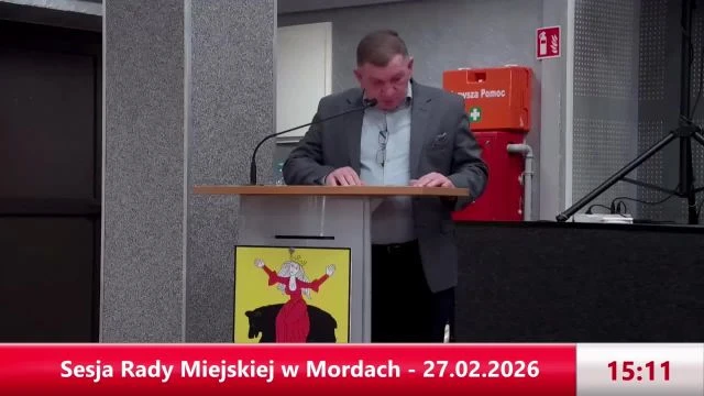 Sesja Rady Miejskiej w Mordach - 27.02.2026