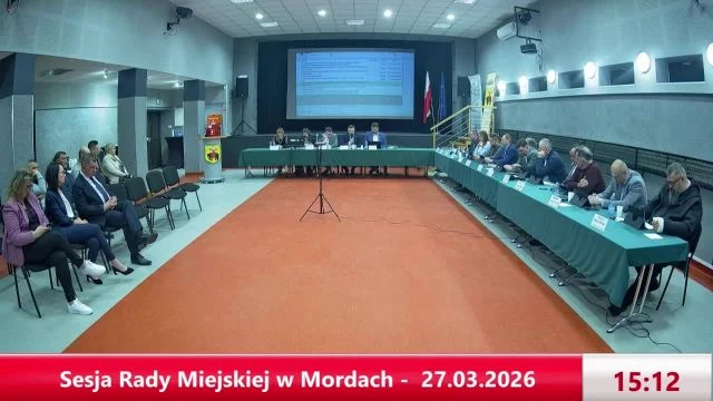 Sesja Rady Miejskiej w Mordach - 27.03.2026