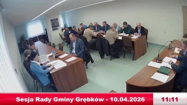 Sesja Rady Gminy Grębków - 10.04.2026