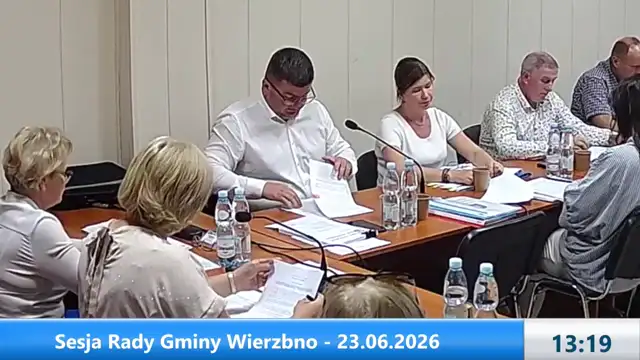 Sesja Rady Gminy Wierzbno – 23.06.2026