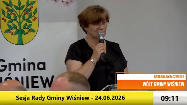 Sesja Rady Gminy Wiśniew - 24.06.2026