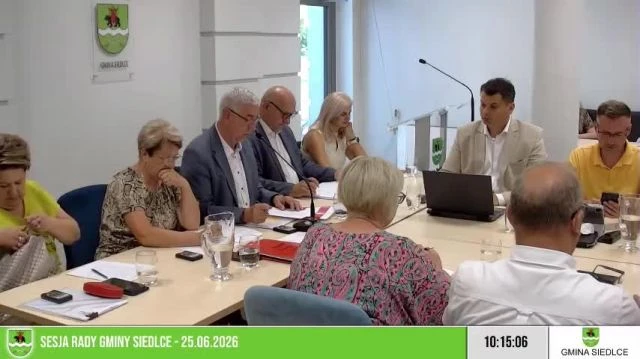 Sesja Rady Gminy Siedlce - 25.06.2025