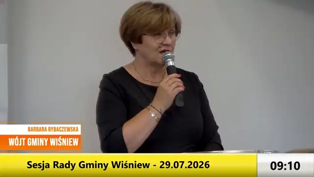 Sesja Rady Gminy Wiśniew - 29.07.2026