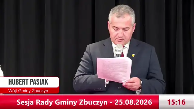 Sesja Rady Gminy Zbuczyn - 25.08.2026