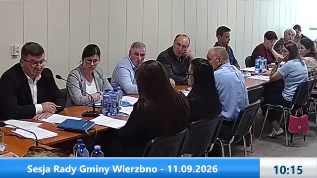 Sesja Rady Gminy Wierzbno – 11.09.2026